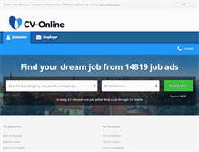 Tablet Screenshot of cvonline.com